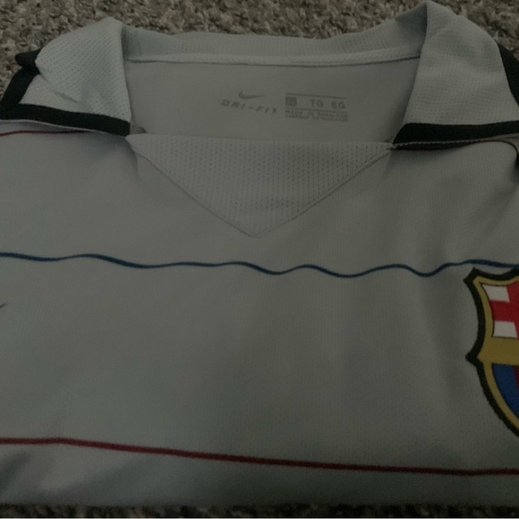 2003/2004 FC Barcelona Away Jersey ( Ronaldinho #10) Size XL - USED - Picture 10 of 10